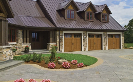 Canyon Ridge Collection Ultra-Grain Series - Design 12 with REC14 Windows - Cypress Medium Finish